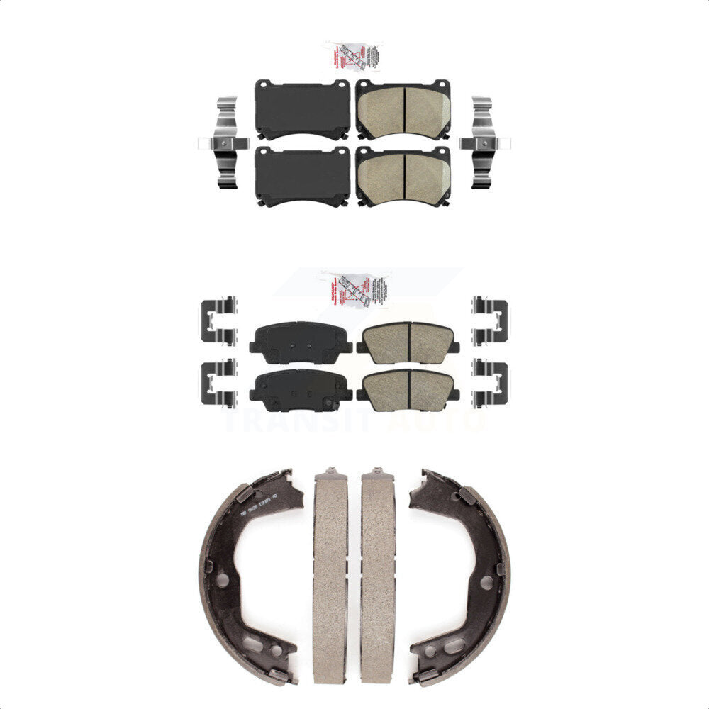 Ceramic Disc Brake Pads Front Rear Kit For Hyundai Genesis Equus