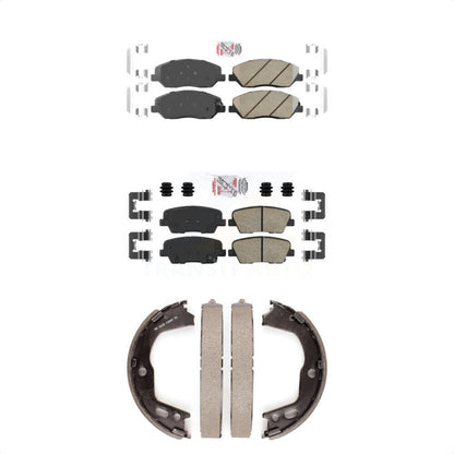 Ceramic Disc Brake Pads Front Rear Kit For Hyundai Genesis 3.8L
