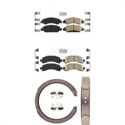 Ceramic Disc Brake Pads Front Rear Kit For Chevrolet Express 1500 GMC Savana