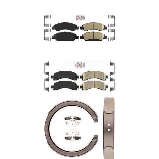 Ceramic Disc Brake Pads Front Rear Kit For Chevrolet Express 1500 GMC Savana