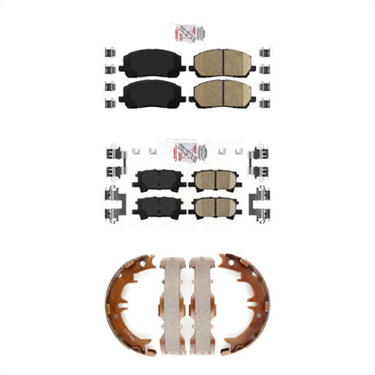 Ceramic Disc Brake Pads Front Rear Kit For Toyota Highlander