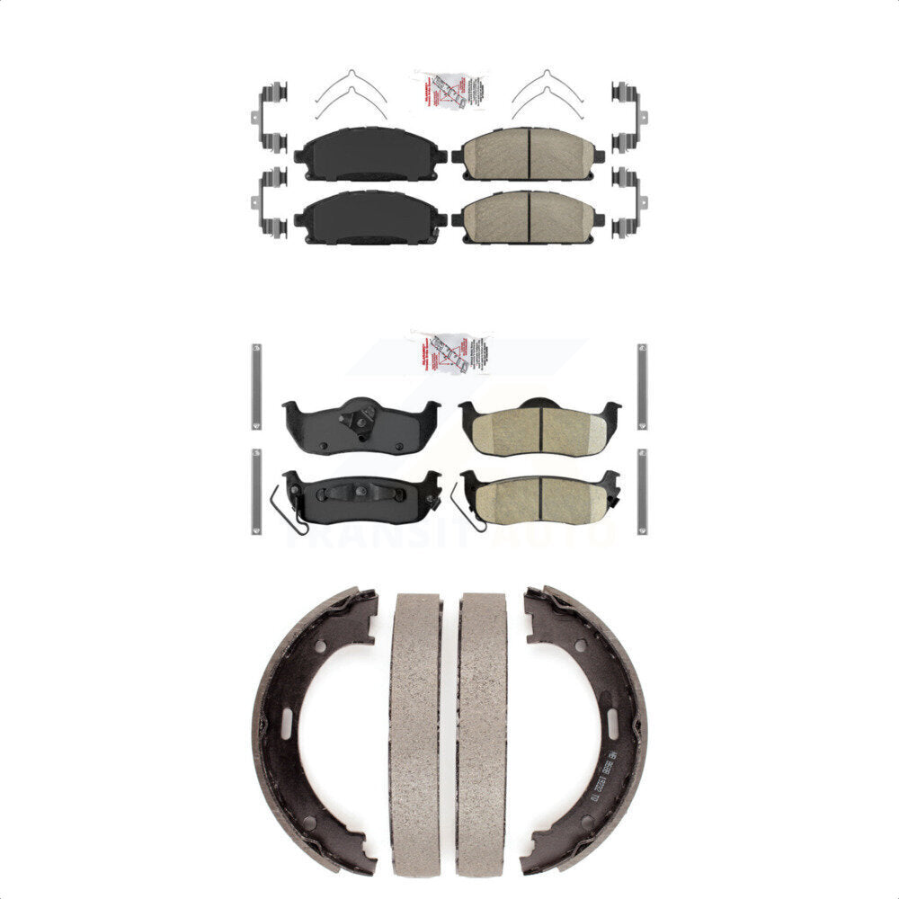 Ceramic Disc Brake Pads Front Rear Kit For 2004 Nissan Pathfinder To 07 04