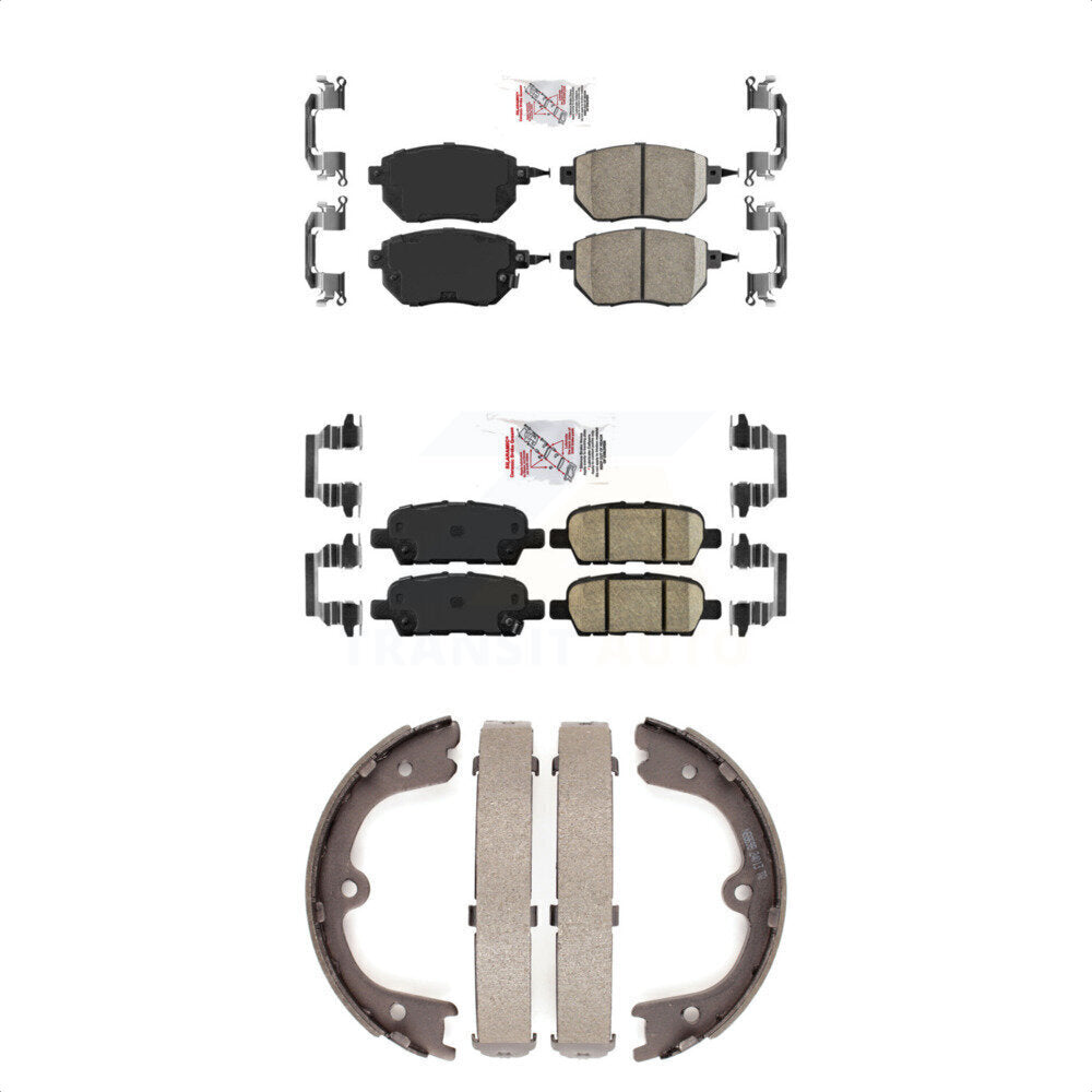 Ceramic Disc Brake Pads Front Rear Kit For Nissan Murano