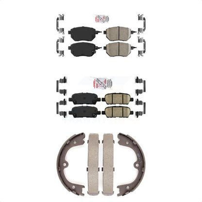 Ceramic Disc Brake Pads Front Rear Kit For Nissan Murano