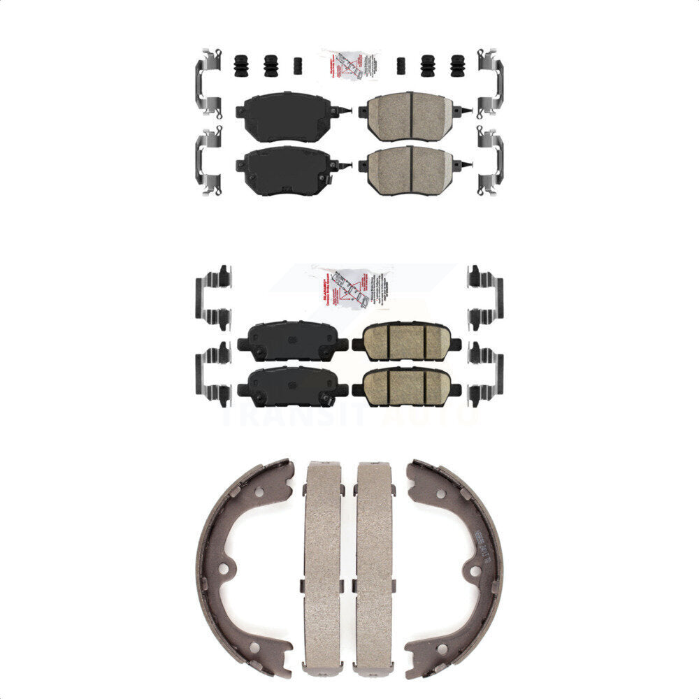 Ceramic Disc Brake Pads Front Rear Kit For Nissan Murano
