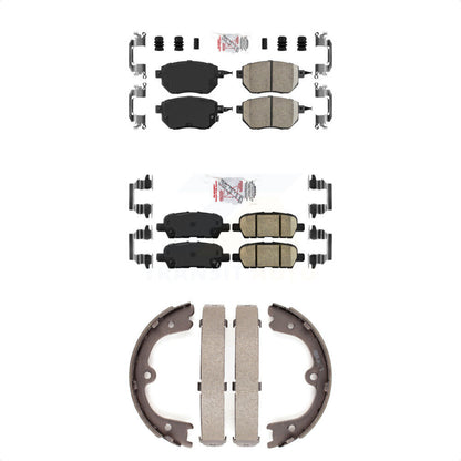 Ceramic Disc Brake Pads Front Rear Kit For Nissan Murano