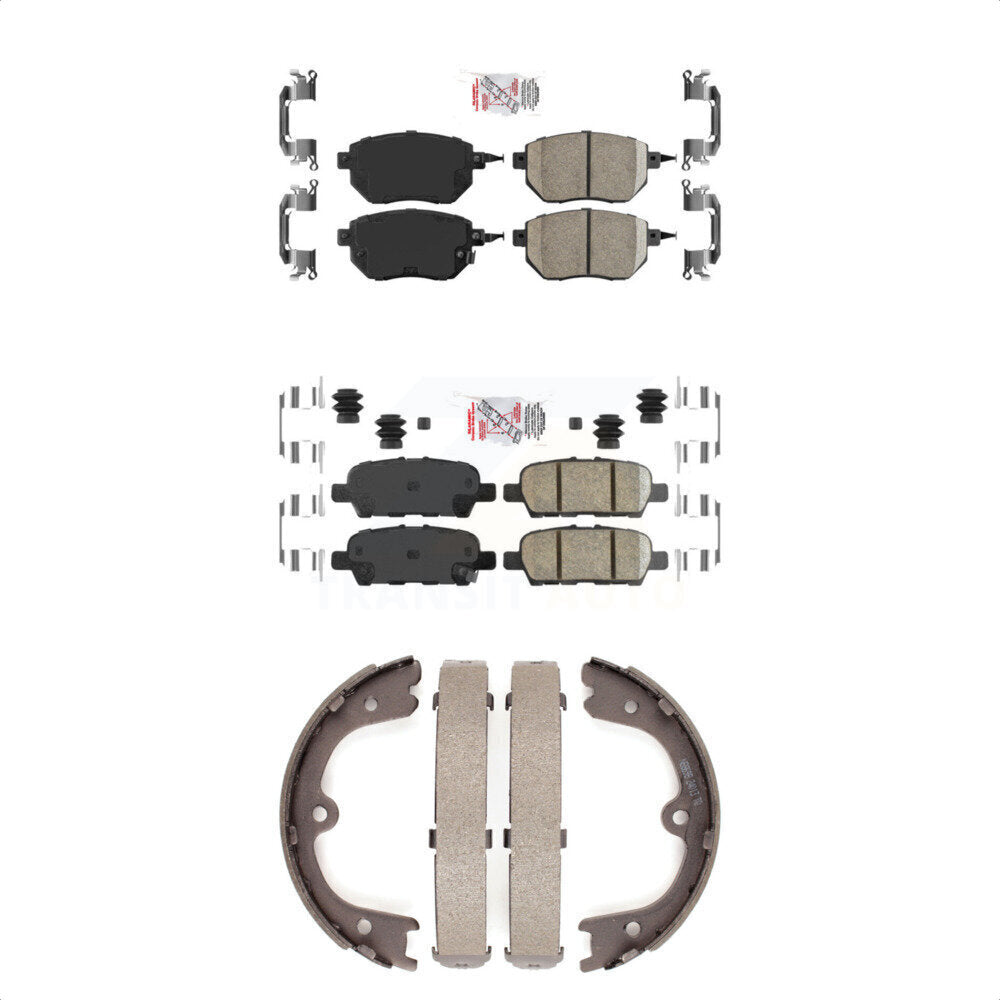 Ceramic Disc Brake Pads Front Rear Kit For Nissan Murano