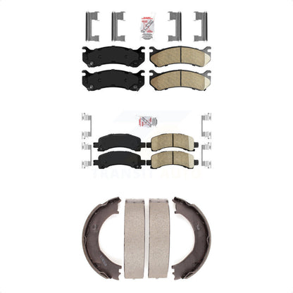 Ceramic Disc Brake Pads Front Rear Kit For Chevrolet Express 2500 GMC Savana