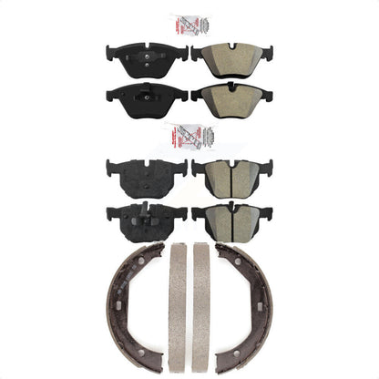 Semi-Metallic Disc Brake Pads Front Rear Kit For BMW 335i xDrive X1 335xi 335is