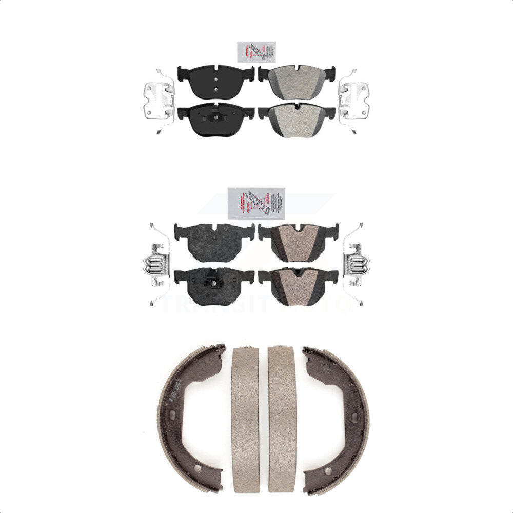 Semi-Metallic Disc Brake Pads Front Rear Kit For BMW X5 X6