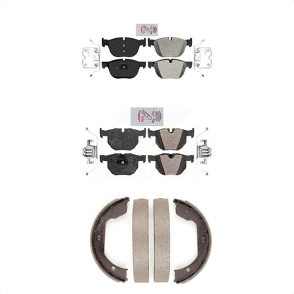 Semi-Metallic Disc Brake Pads Front Rear Kit For BMW X5 X6