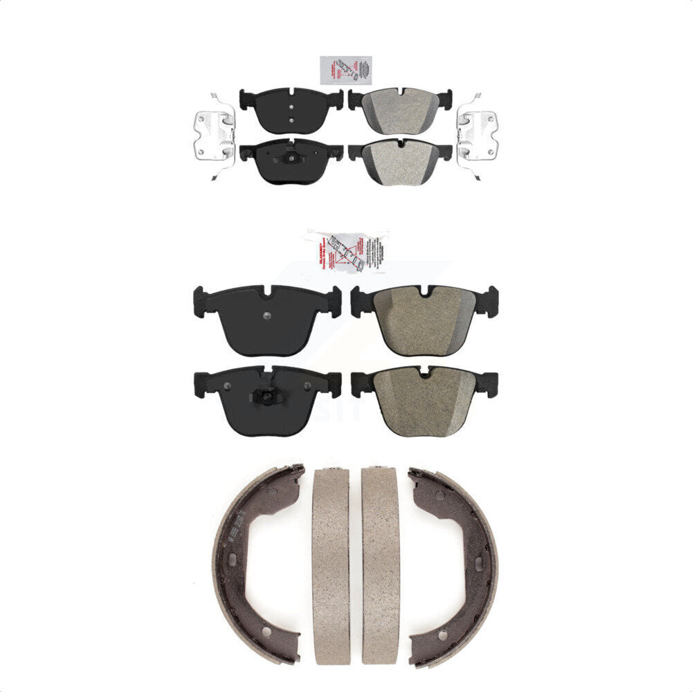 Semi-Metallic Disc Brake Pads Front Rear Kit For BMW X5 X6