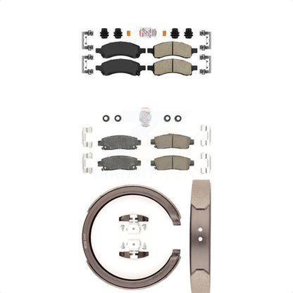 Ceramic Disc Brake Pads Front Rear Kit For Chevrolet Trailblazer GMC Envoy XL