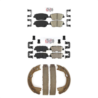 Ceramic Disc Brake Pads Front Rear Kit For Hyundai Sonata Kia Optima