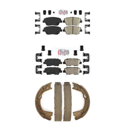 Ceramic Disc Brake Pads Front Rear Kit For Hyundai Sonata Kia Optima