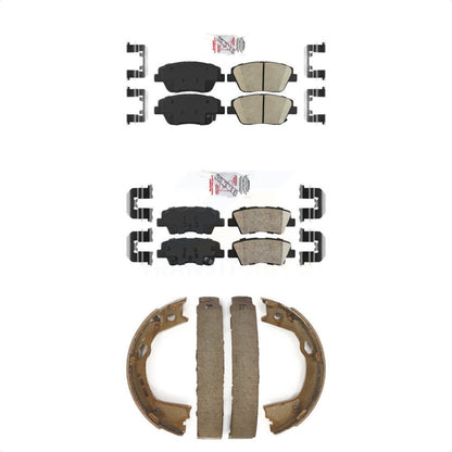 Ceramic Disc Brake Pads Front Rear Kit For Hyundai Sonata Kia Optima