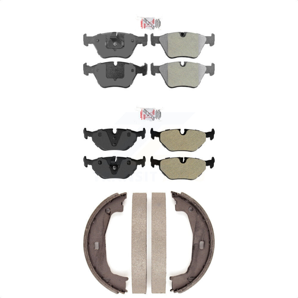 Semi-Metallic Disc Brake Pads Front Rear Kit For BMW Z4