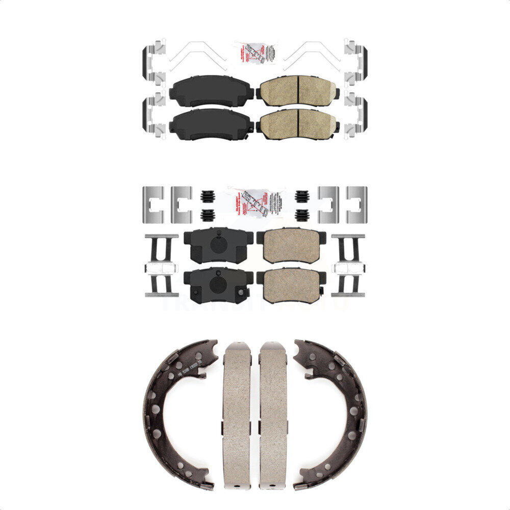 Ceramic Disc Brake Pads Front Rear Kit For Acura RDX