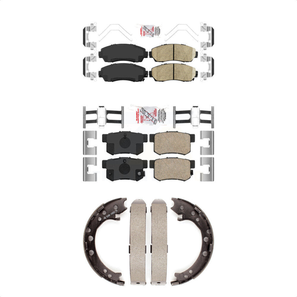 Ceramic Disc Brake Pads Front Rear Kit For Acura RDX