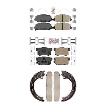 Ceramic Disc Brake Pads Front Rear Kit For 2013-2018 Acura RDX
