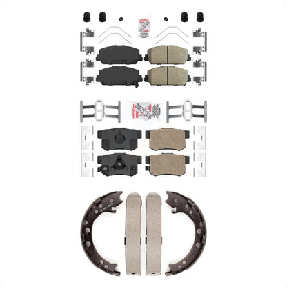 Ceramic Disc Brake Pads Front Rear Kit For 2013-2018 Acura RDX