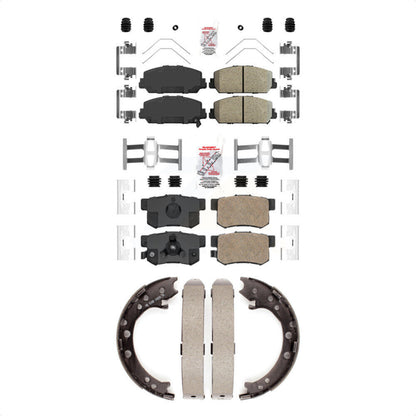 Ceramic Disc Brake Pads Front Rear Kit For 2013-2018 Acura RDX