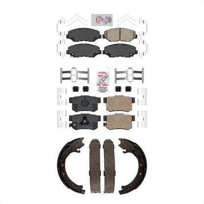 Ceramic Disc Brake Pads Front Rear Kit For 2005-2006 Honda CR-V