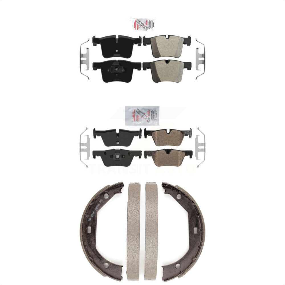 Semi-Metallic Disc Brake Pads Front Rear Kit For BMW 320i xDrive 328d