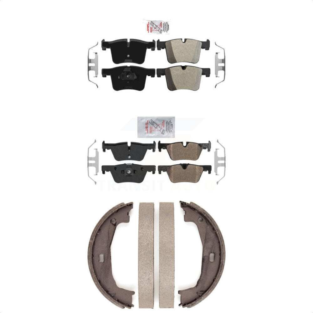 Semi-Metallic Disc Brake Pads Front Rear Kit For BMW 320i xDrive 328i 328d