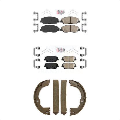 Ceramic Disc Brake Pads Front Rear Kit For Hyundai Santa Fe XL