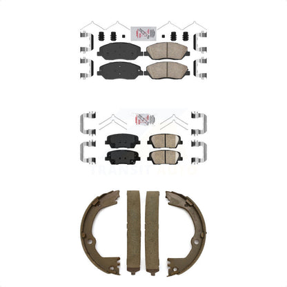Ceramic Disc Brake Pads Front Rear Kit For Hyundai Santa Fe XL