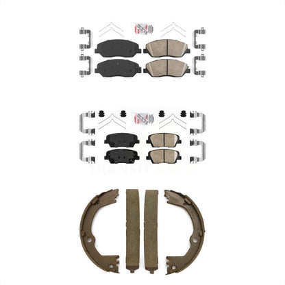 Ceramic Disc Brake Pads Front Rear Kit For Hyundai Santa Fe XL
