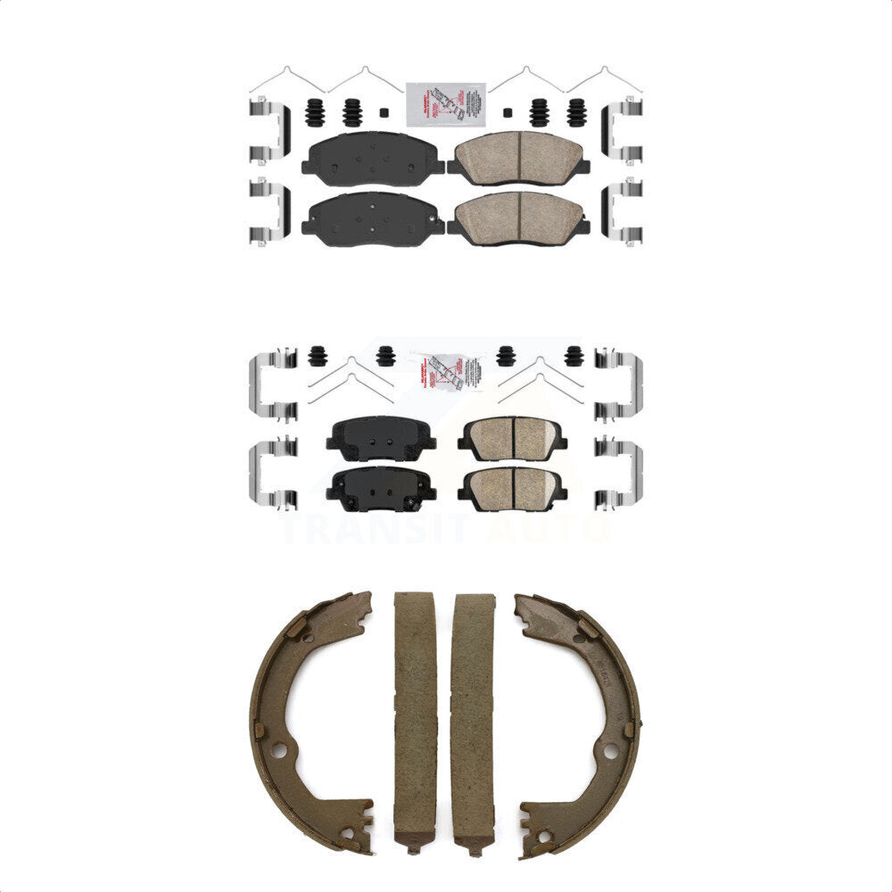 Ceramic Disc Brake Pads Front Rear Kit For Hyundai Santa Fe XL