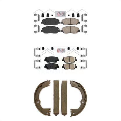 Ceramic Disc Brake Pads Front Rear Kit For Hyundai Santa Fe XL