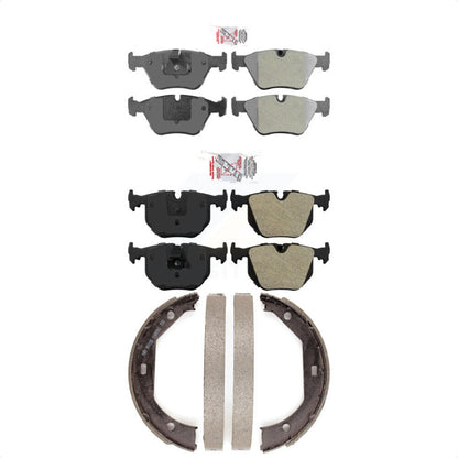 Semi-Metallic Disc Brake Pads Front Rear Kit For BMW 330Ci 330i 330xi