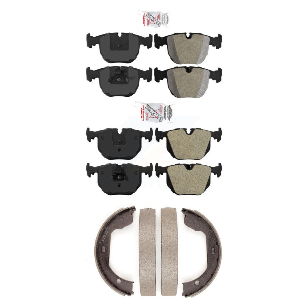Semi-Metallic Disc Brake Pads Front Rear Kit For BMW X5 M5