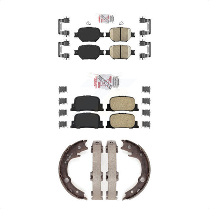 Ceramic Disc Brake Pads Front Rear Kit For 2005-2010 Scion tC