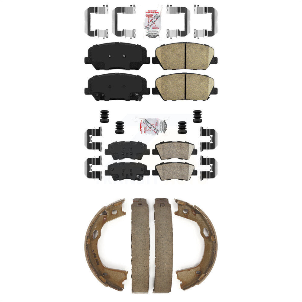 Ceramic Disc Brake Pads Front Rear Kit For Kia Optima