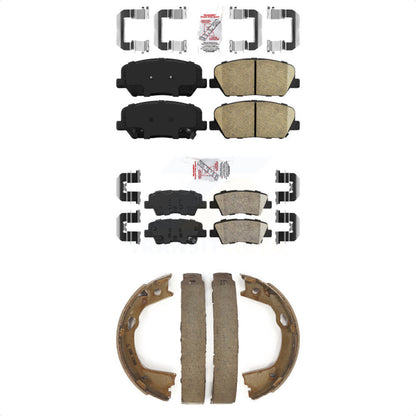 Ceramic Disc Brake Pads Front Rear Kit For Kia Optima