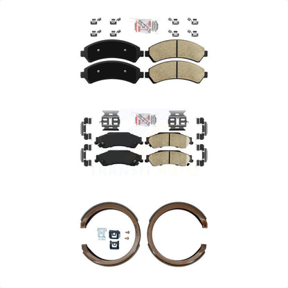 Ceramic Disc Brake Pads Front Rear Kit For Chevrolet GMC Blazer S10 Jimmy Sonoma