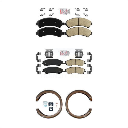 Ceramic Disc Brake Pads Front Rear Kit For Chevrolet GMC Blazer S10 Jimmy Sonoma