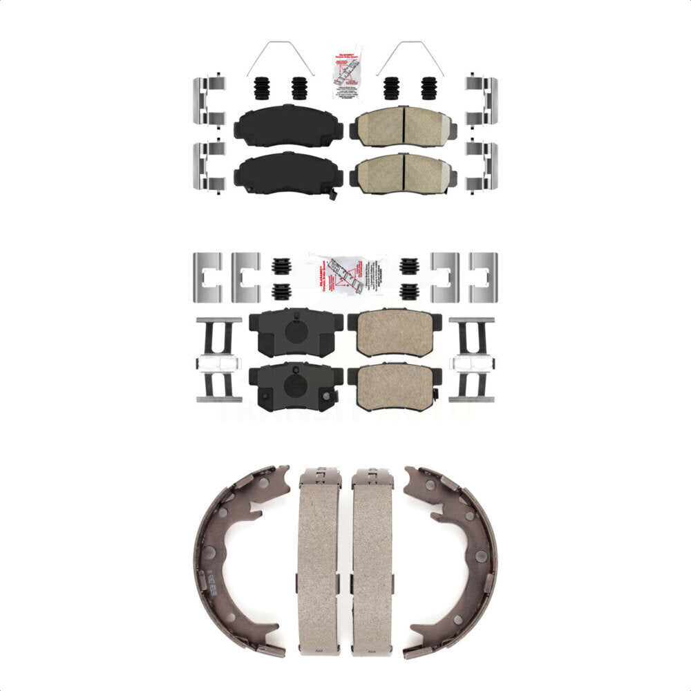 Ceramic Disc Brake Pads Front Rear Kit For Acura TL CL RL
