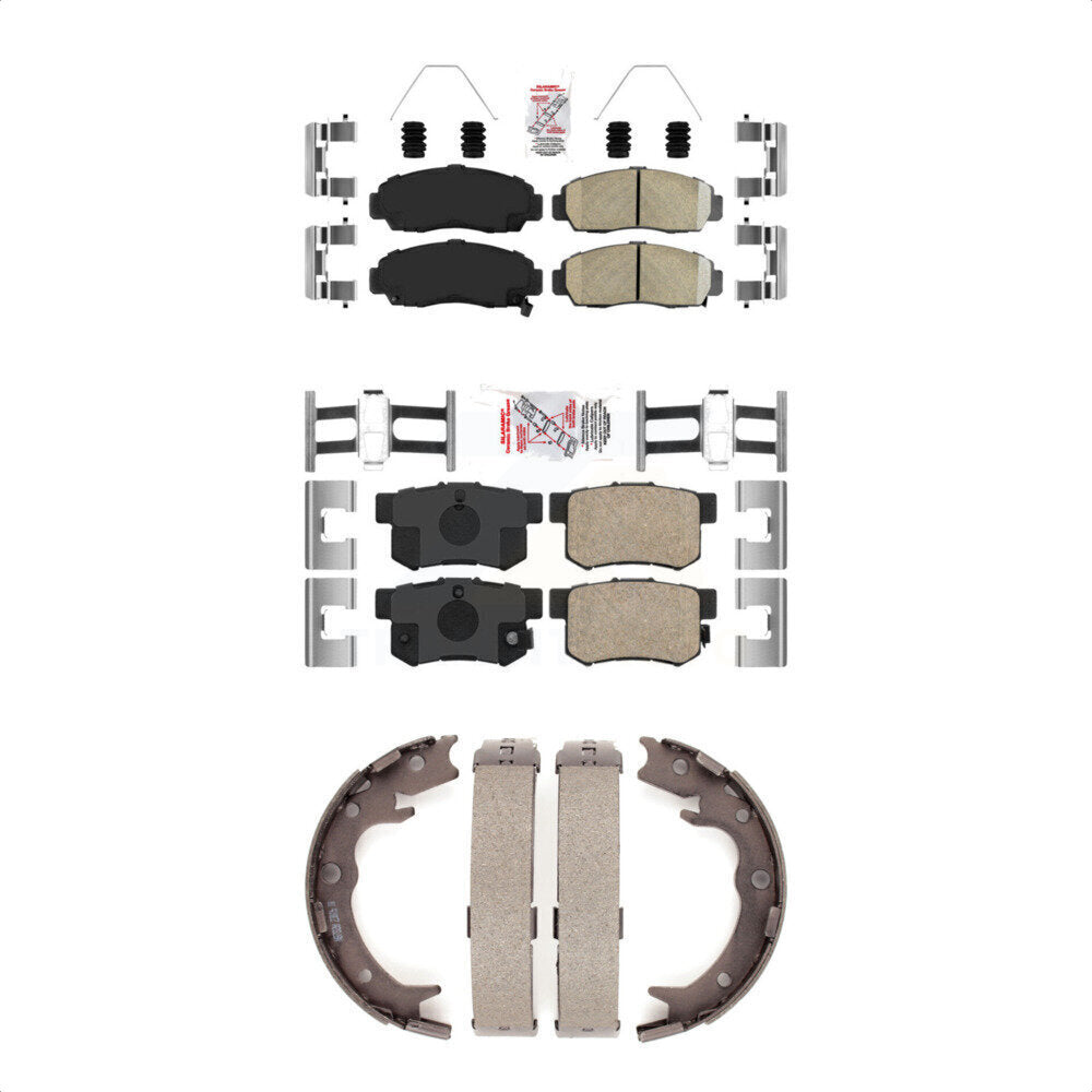 Ceramic Disc Brake Pads Front Rear Kit For Acura TL CL RL