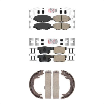 Ceramic Disc Brake Pads Front Rear Kit For Honda CR-V Element