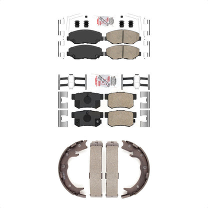 Ceramic Disc Brake Pads Front Rear Kit For Honda CR-V Element