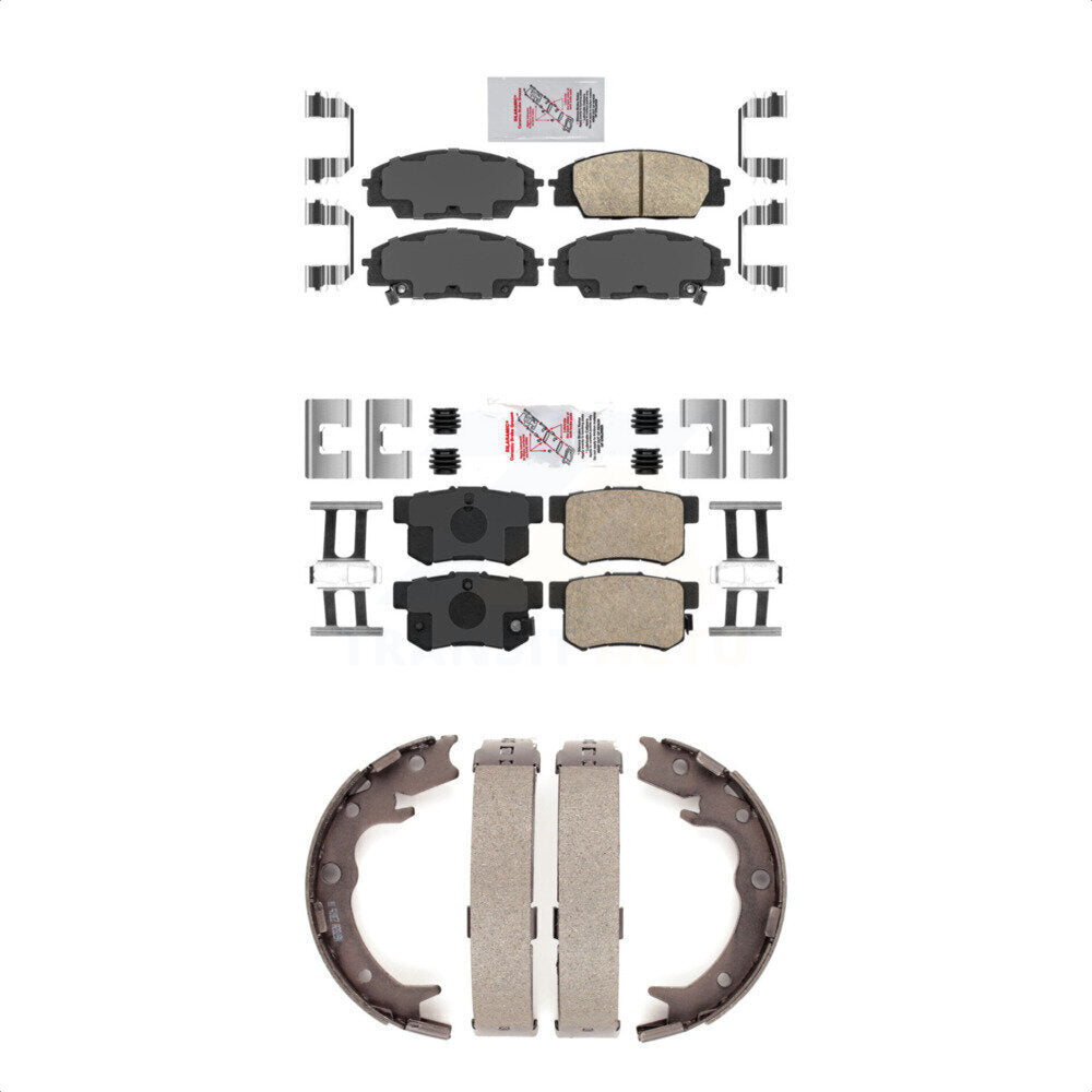 Ceramic Disc Brake Pads Front Rear Kit For 2000-2006 Honda S2000