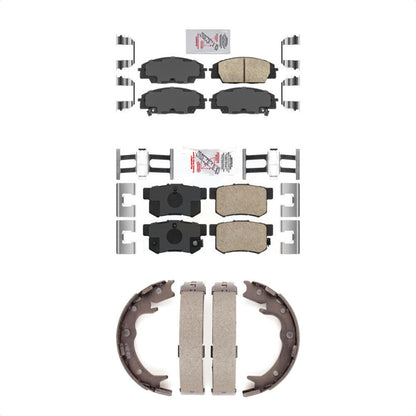 Ceramic Disc Brake Pads Front Rear Kit For 2000-2006 Honda S2000
