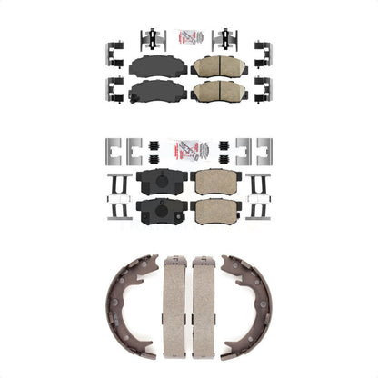 Ceramic Disc Brake Pads Front Rear Kit For Honda Odyssey Acura RL