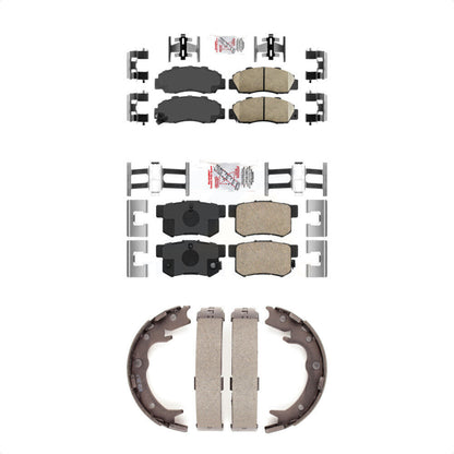 Ceramic Disc Brake Pads Front Rear Kit For Honda Odyssey Acura RL