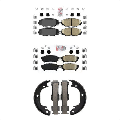 Ceramic Disc Brake Pads Front Rear Kit For 2016-2020 Toyota Mirai